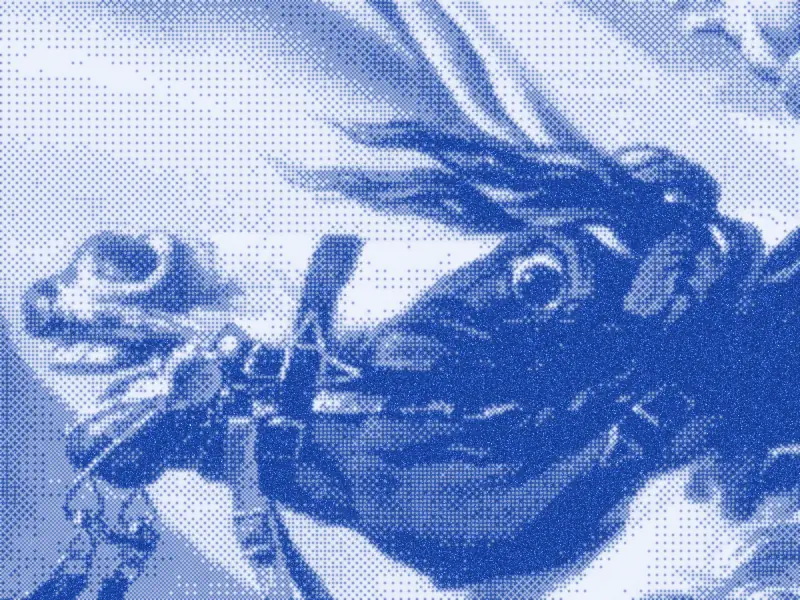Close crop of the horse’s head and wide eye.